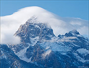 Grand Teton in Clouds