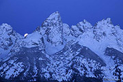 Teton Moonset