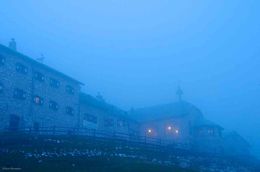 Rifugio Bolzano in Fog
