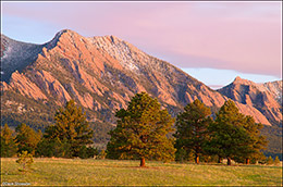 Flatirons Spring Snow