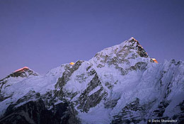 Nuptse Sunset