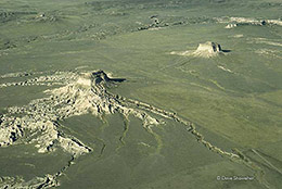Pawnee Buttes Aerial View