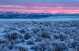 Pinedale Mesa Winter Sunrise