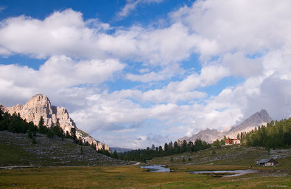 Fanes Valley Afternoon print