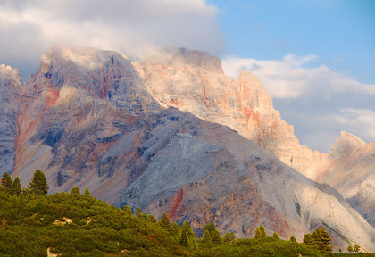 Croda Rossa Shadow and Light print