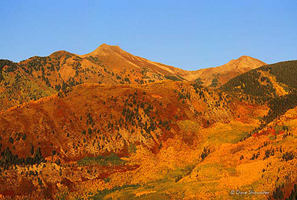 Elk Mountains Autumn print
