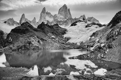 Monte Fitz Roy Reflection print