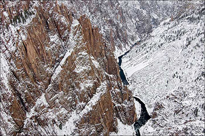 Black Canyon Winter print