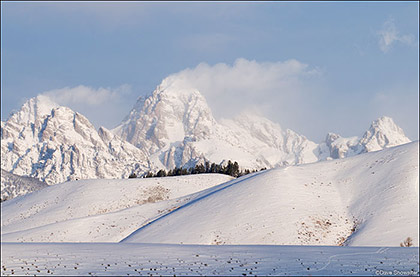 Grand Teton Winter print