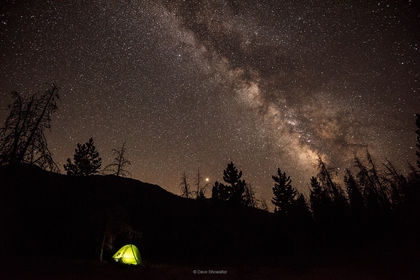 Nightfall on La Poudre Pass print