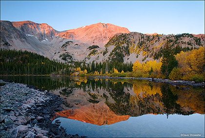 Mount Sopris Autumn Reflection print