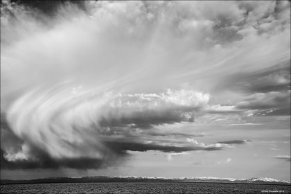 Wyoming Range Cloud Study print