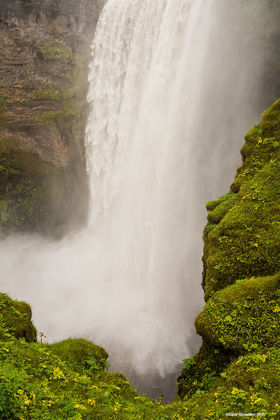 Skogafoss Plunge print
