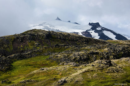 Snaefellsjokull Lavascape print