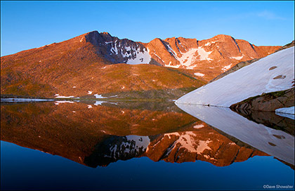Mount Evans Summit Lake Reflection print