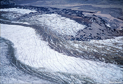 Nizina Glacier Aerial print
