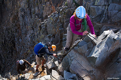 Climbing Wilson Peak print