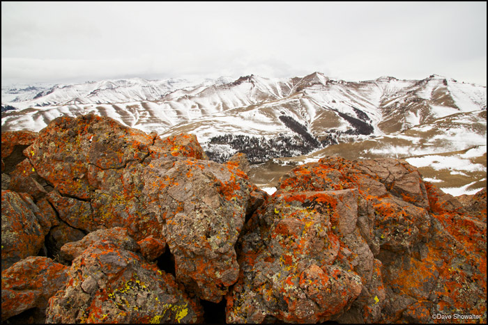 &nbsp;An early winter storm approaches Carter Mountain from a ridge high on the peak. Carter, in the Absaroka Mountains, is the...