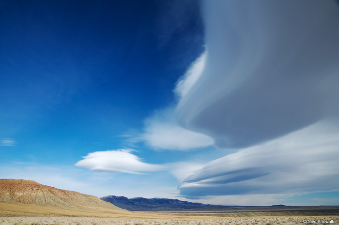 This massive lenticular cloud east of Carter Mountain foretells high winds on the Absaroka Front, a common occurrence. &nbsp;