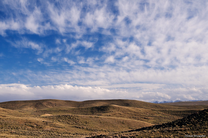 &nbsp;Cloud patterns over sagebrush hills on a blustery spring day in North Park.&nbsp;