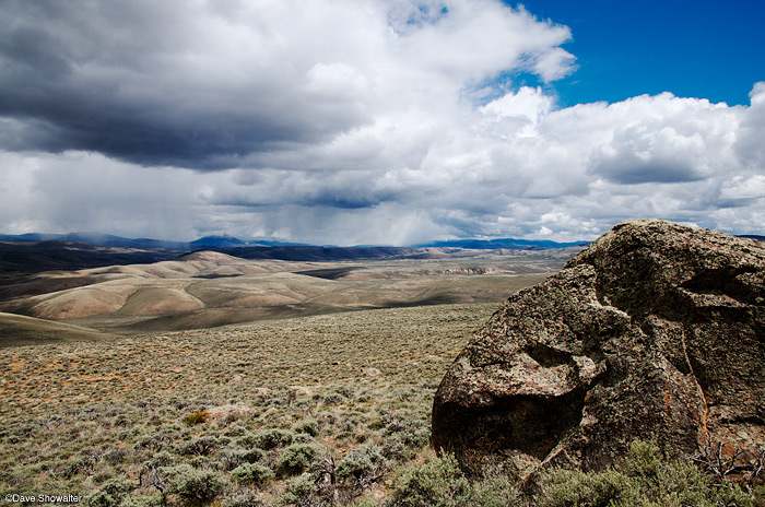 &nbsp;Spring storms track along high mountain ridges near Monarch Pass in this spring view from &quot;W&quot; Mountain. The vast...