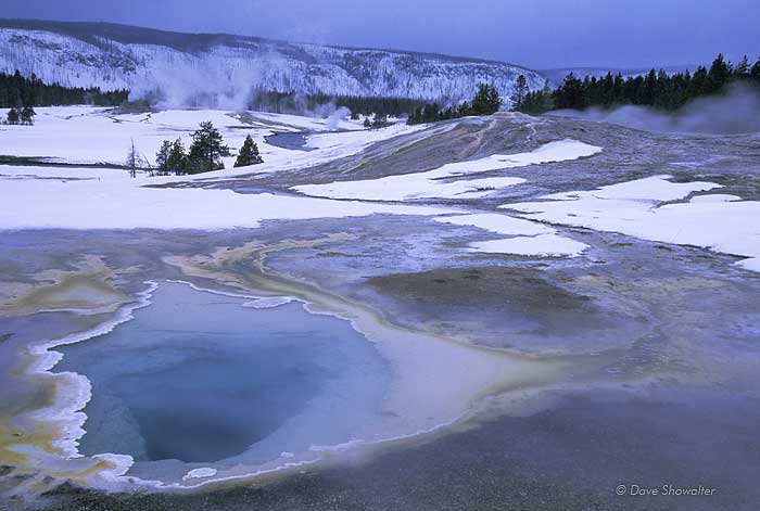 Heart Spring, in Yellowstone's upper geyser basin.&nbsp;