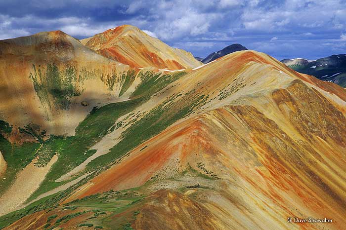 A colorful view of Red Mountain, high in the San Juans.&nbsp;