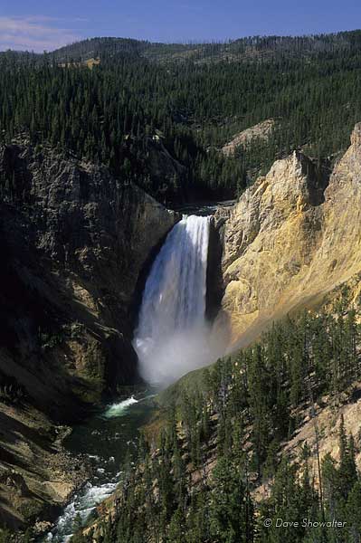 The Lower F of the Yellowstone River in The Grand Canyon of the Yellowstone.