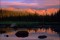 Red Rock Lake Sunrise Reflection print