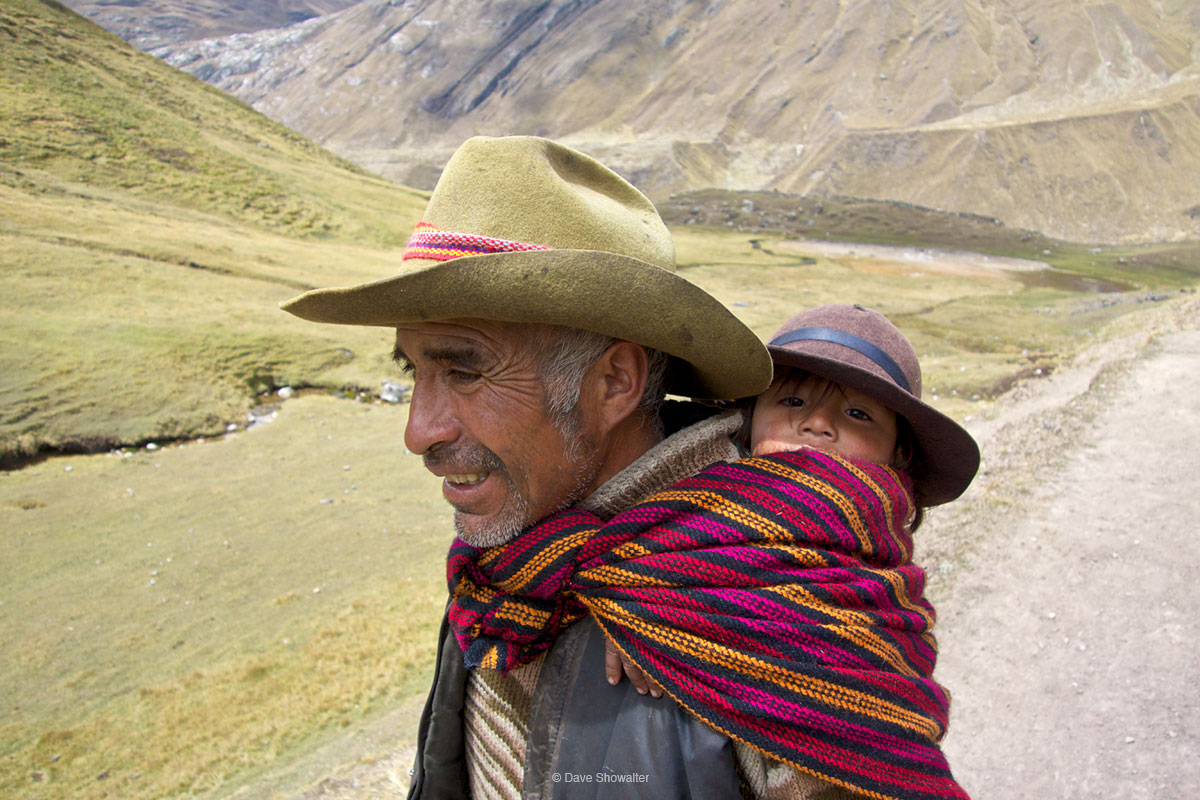 We met sheepherder Hermes while watching his herd of 500 sheep pass along the Huayhuash Trek. This vibrant soul is 70 years old...