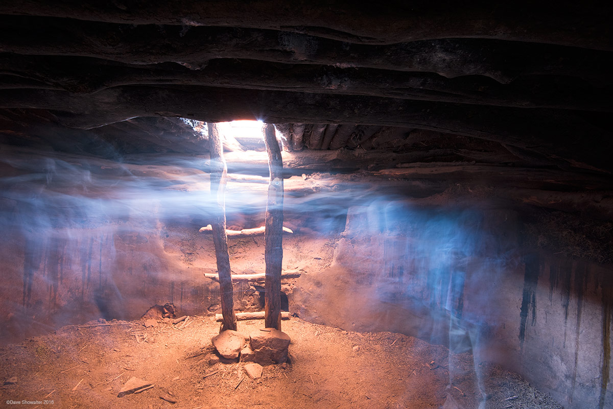 Ancient Puebloan kiva once used for ceremony