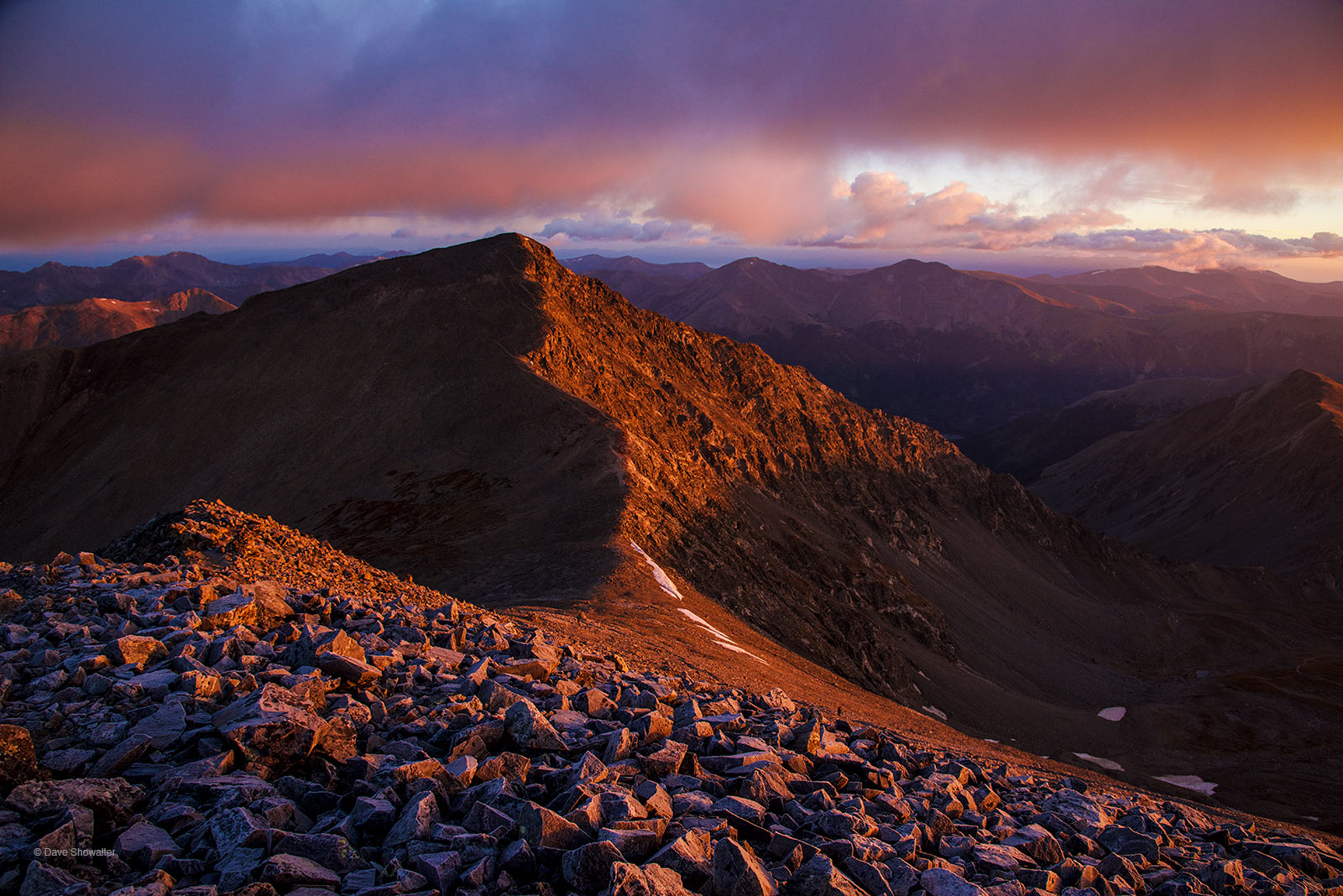 An alpine start around 3:00 a.m. and a steady climb in darkness led us to the summit of Grays Peak (14,267'), where sunrise illuminated...